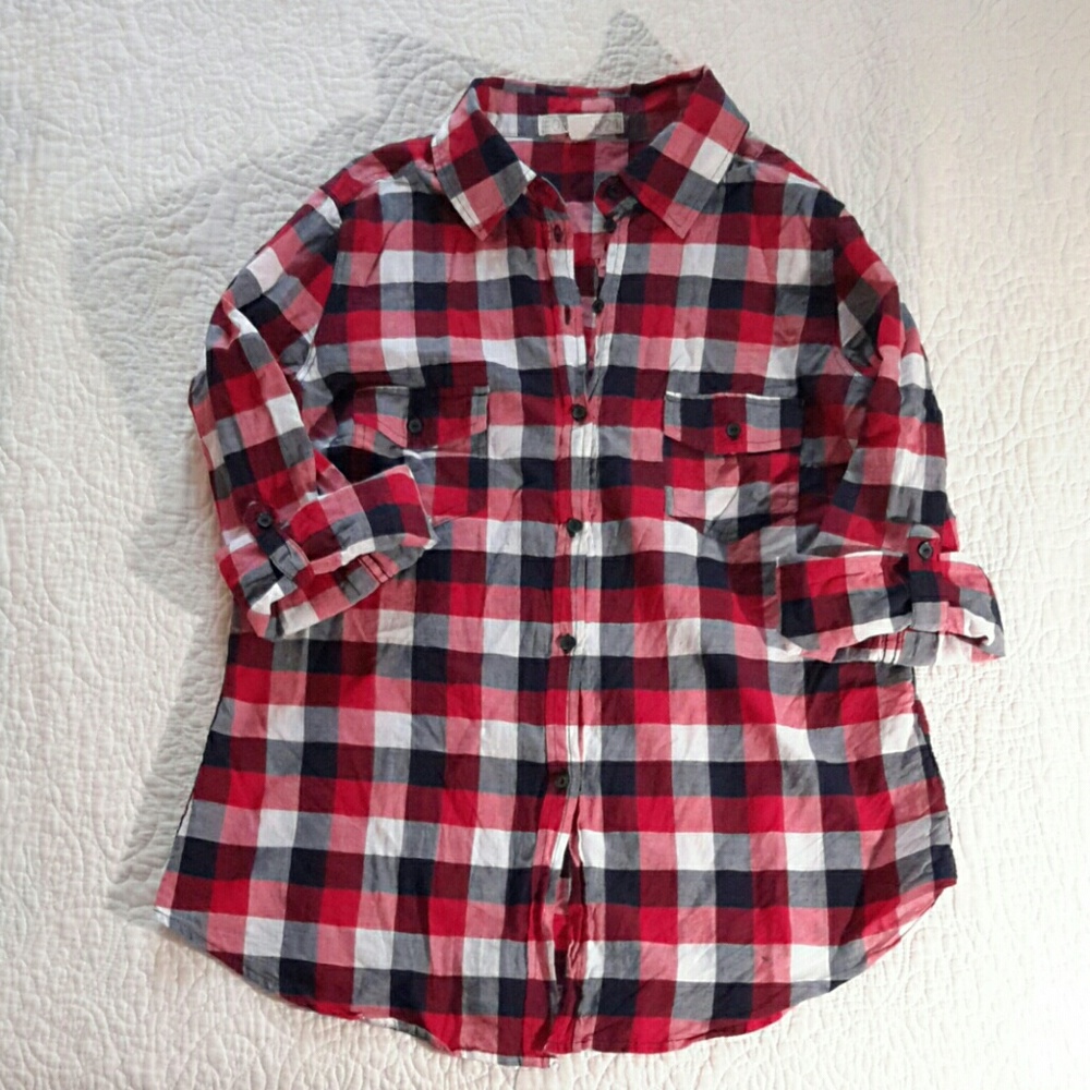 Plaid Button Down